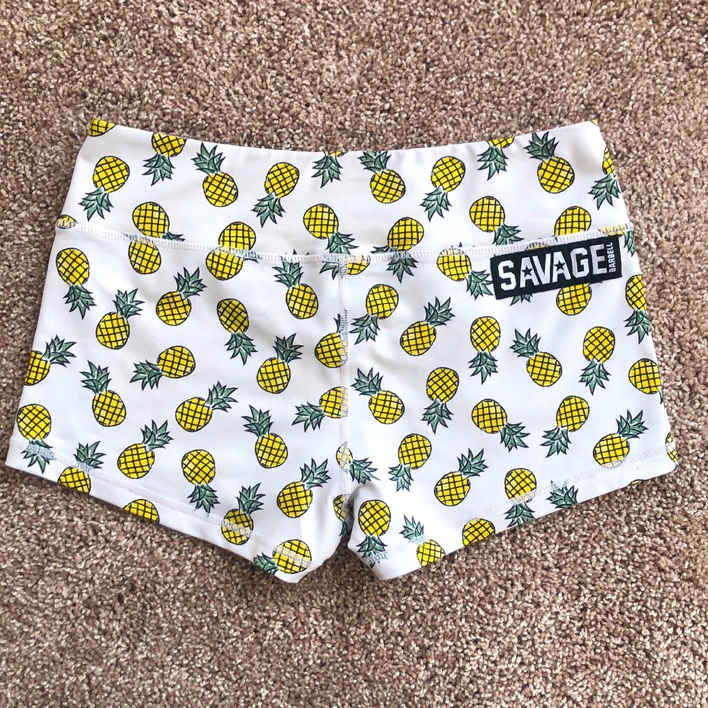 Savage Barbell “Pineapple Express” Booty Shorts